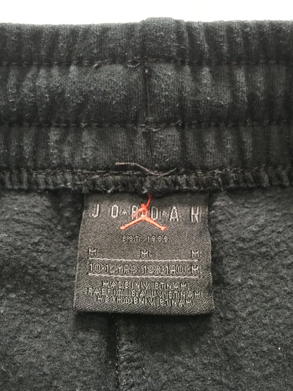 Jordan Boy's Black Sweatpants Size M 10-12